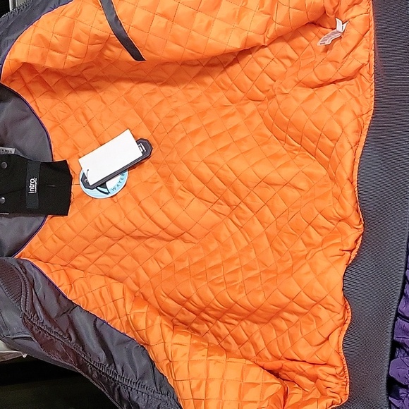 Intro Bomber Jackets From Dillard's, Charcole Gray With Quilted Lining - Picture 9 of 14